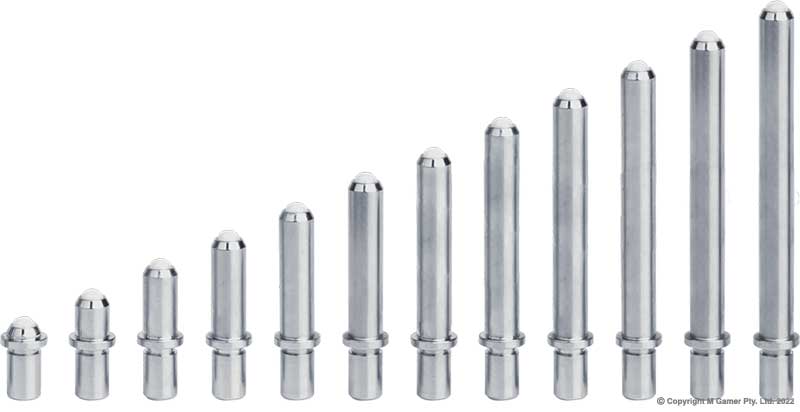 Set of 12 Ceramic Bore Gauge Anvil